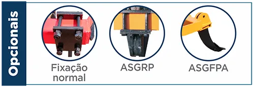  Arado Subsolador c/pino Segurança Regulável ASGRP