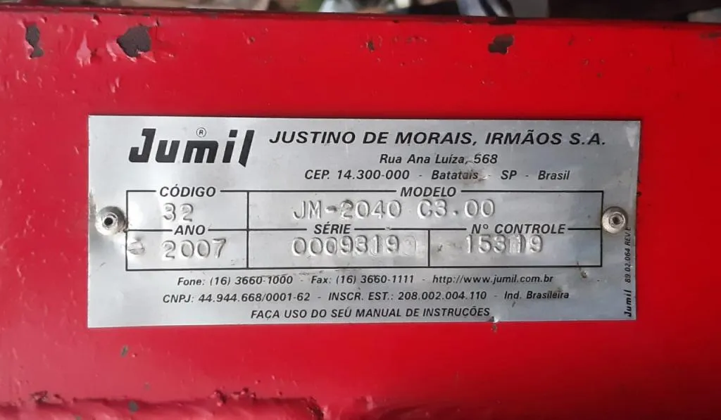 PLANTADEIRA JUMIL 2040 - 7 LINHAS