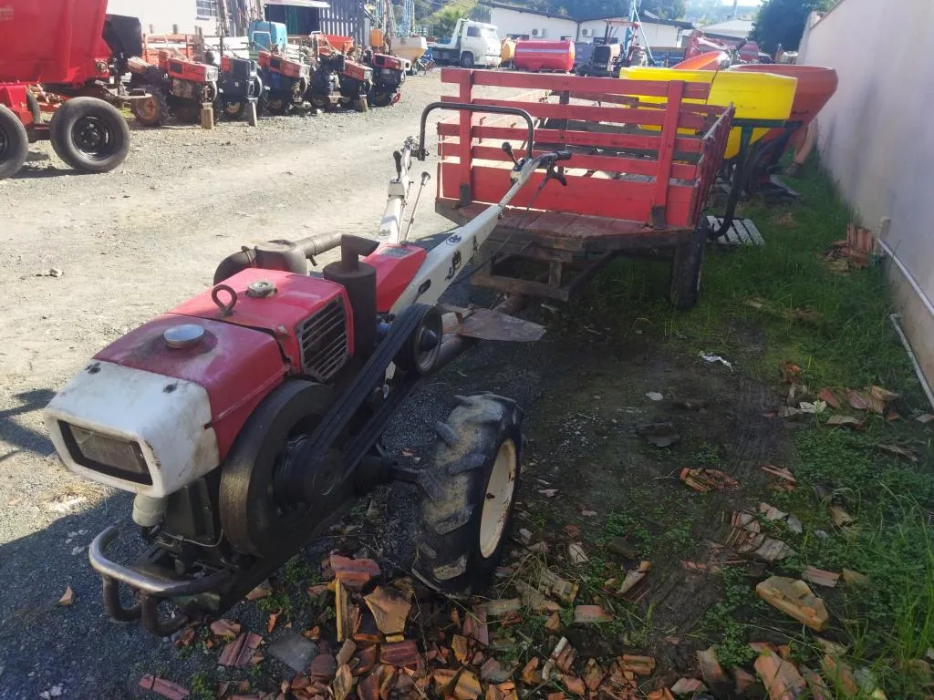 MICRO TRATOR YANMAR TC 11 COM CARRETA