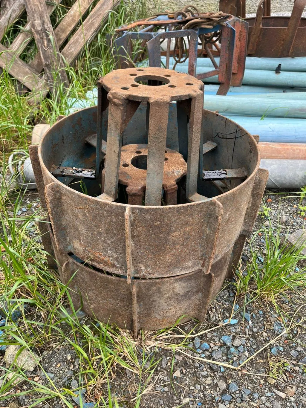 Rodas de ferro da tobata