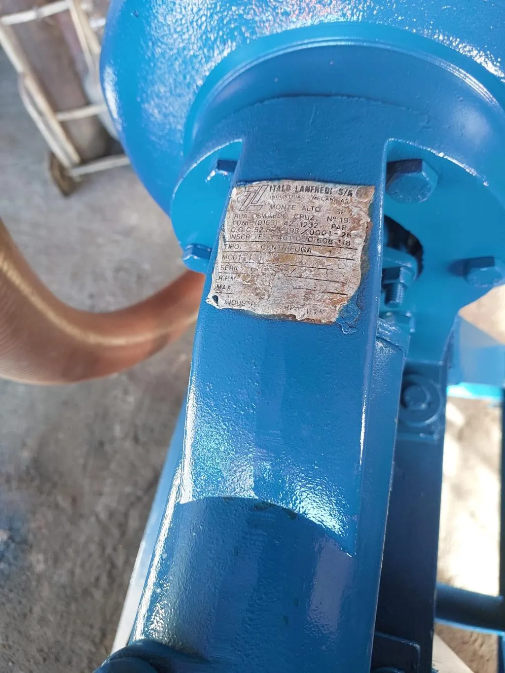 Bomba de Irrigação Lamfredi  Modelo 600/ 3