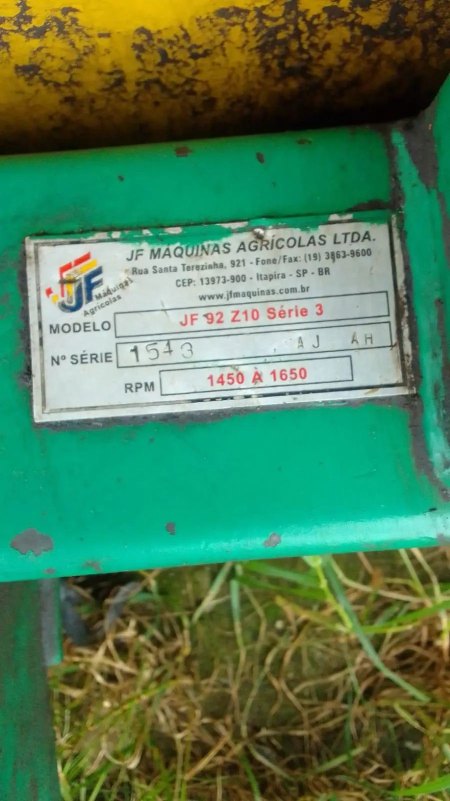 Ensiladeira JF 92  Z10 Série 3 Hidraulica 