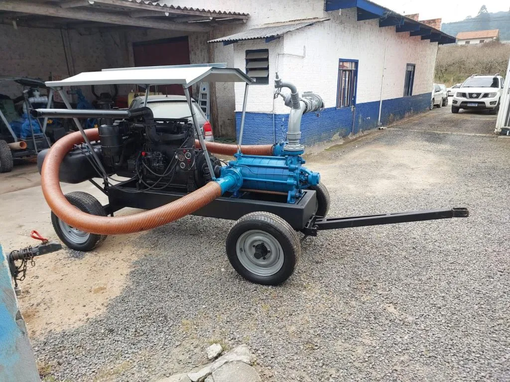 Motor Estacionário de Irrigação com Motor MWM 4 cilindros  KSB 6/80