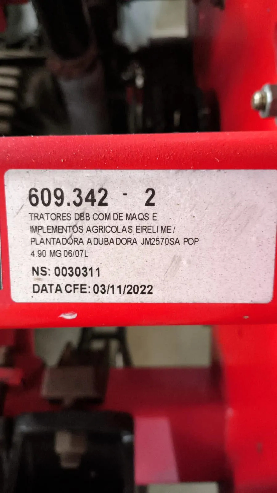 PLANTADEIRA E ADUBADORA JUMIL JM2570SA POP ANO 2022
