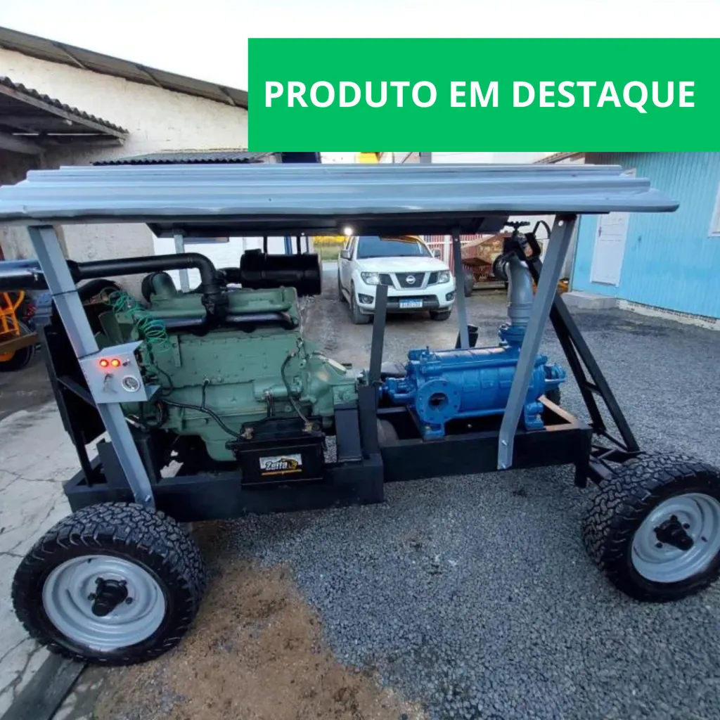 Conjunto  de Irrigação Top Motor  Mercedes 352 com 130 CVS de Potência KSB 5/ 100