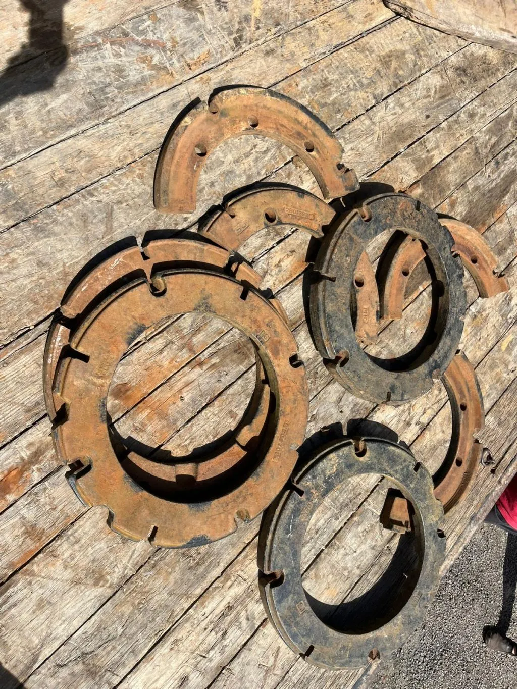 Contrapesos de roda do trator Massey Ferguson  6 unidades 