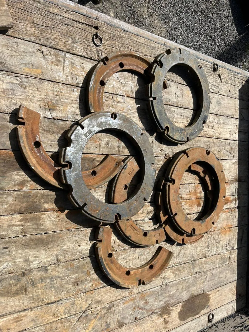 Contrapesos de roda do trator Massey Ferguson  6 unidades 