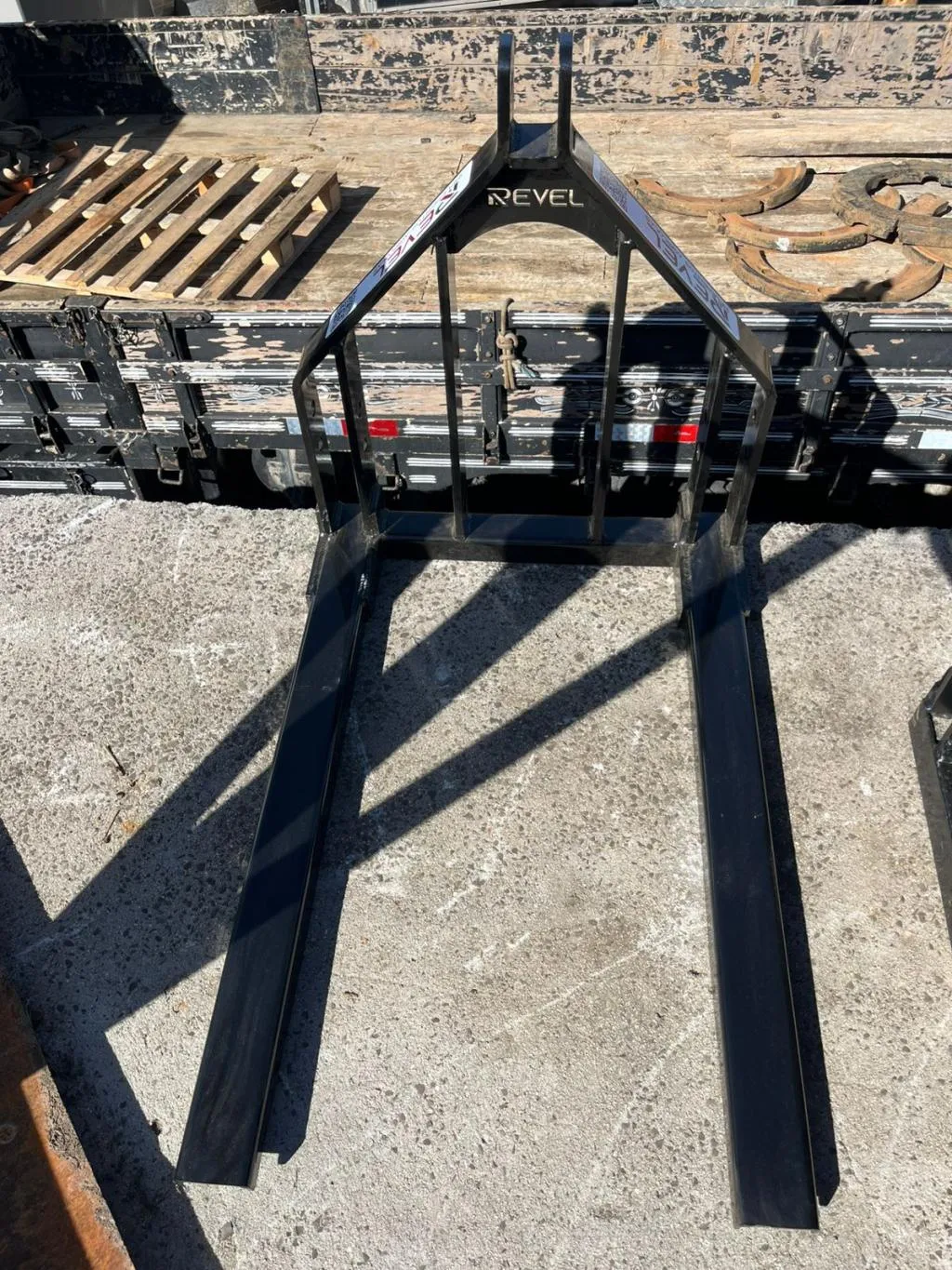 Paleteira garfo para bins Revel nova maciço 