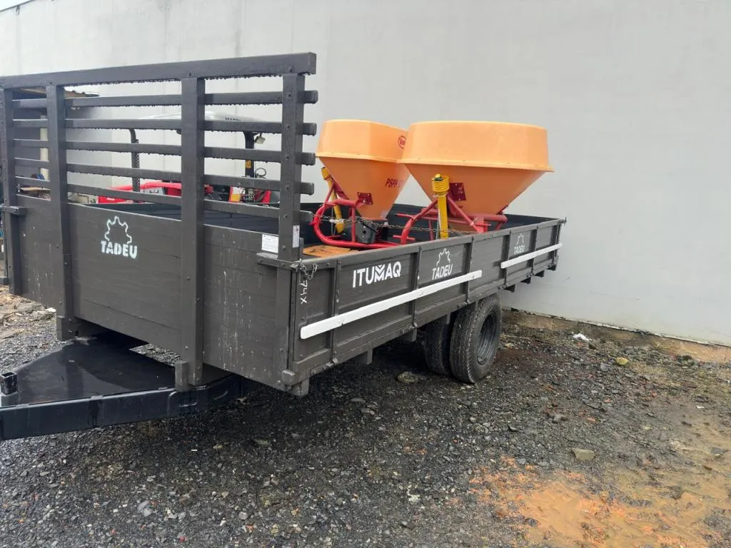 Carreta Agrícola Tadeu 2,27x4,40  - 6 Toneladas rodado Duplo