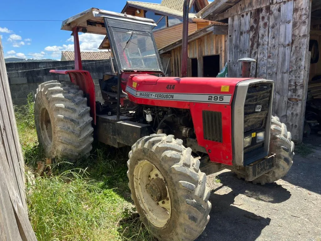 Trator Massey Ferguson 295 4x4 Ano 1989
